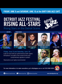 DETROIT JAZZ FEST RISING ALL-STARS WEEKEND