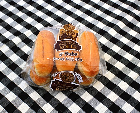 3000 Sub Plain 6" 6 pk