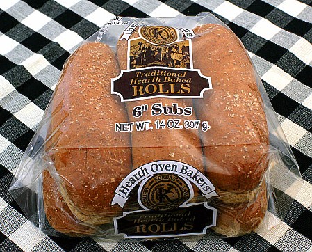 3060 Sub Wheat 6" 6 pd