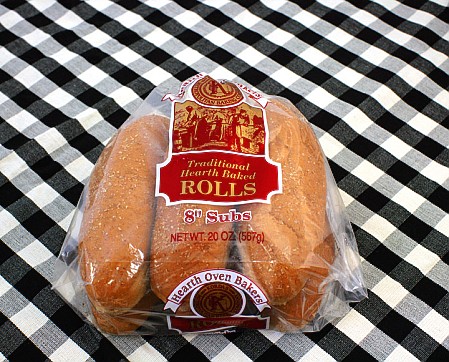 3070 Sub Wheat 8" 6 pk