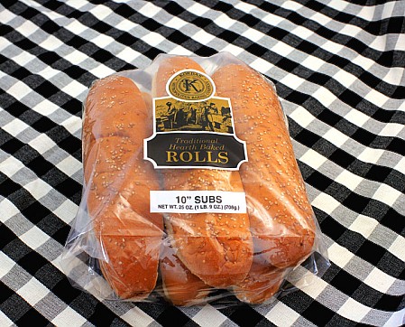 3140 Sub Sesame 10" 6 pd